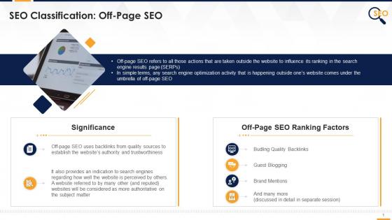 Off page seo with significance and ranking factors edu ppt