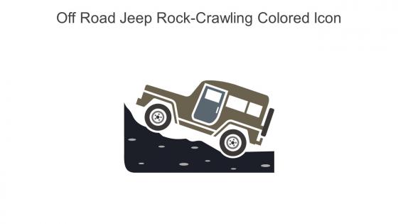 Off Road Jeep Rock Crawling Colored Icon In Powerpoint Pptx Png And Editable Eps Format