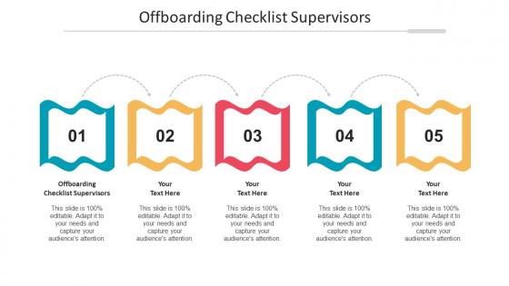 Offboarding checklist supervisors ppt powerpoint presentation summary graphics cpb