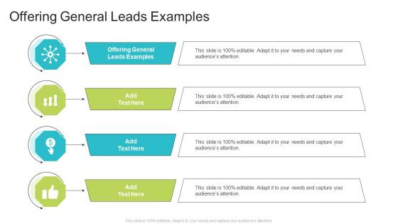 Offering General Leads Examples In Powerpoint And Google Slides Cpb
