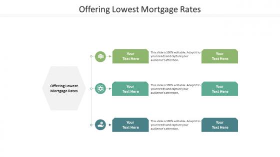Offering lowest mortgage rates ppt powerpoint presentation icon diagrams cpb