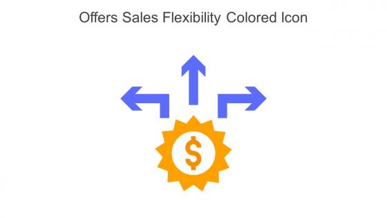 Offers Sales Flexibility Colored Icon In Powerpoint Pptx Png And Editable Eps Format