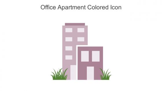 Office Apartment Colored Icon In Powerpoint Pptx Png And Editable Eps Format