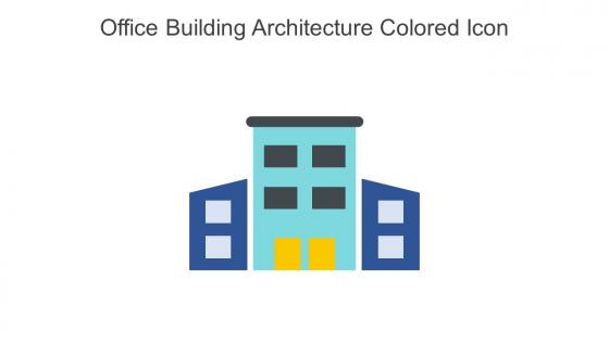 Office Building Architecture Colored Icon In Powerpoint Pptx Png And Editable Eps Format