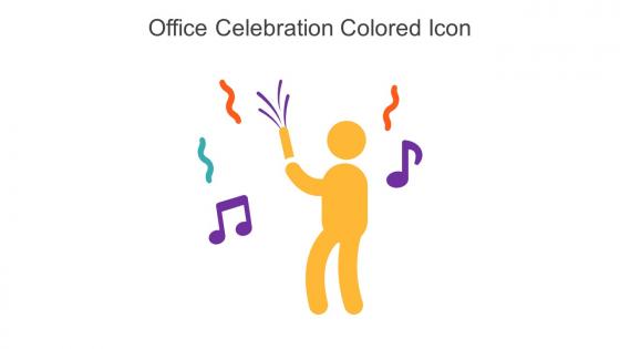 Office Celebration Colored Icon In Powerpoint Pptx Png And Editable Eps Format
