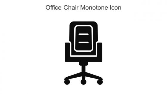Office Chair Monotone Icon In Powerpoint Pptx Png And Editable Eps Format