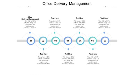 Office delivery management ppt powerpoint presentation portfolio graphics cpb