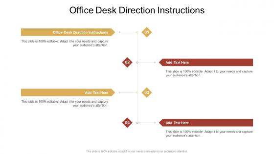 Office Desk Direction Instructions In Powerpoint And Google Slides Cpb