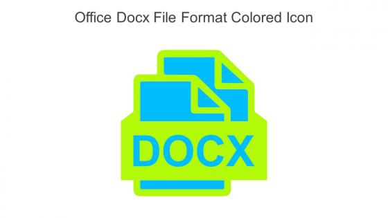 Office Docx File Format Colored Icon In Powerpoint Pptx Png And Editable Eps Format