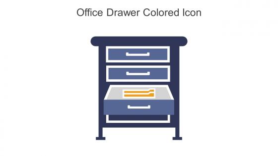 Office Drawer Colored Icon In Powerpoint Pptx Png And Editable Eps Format