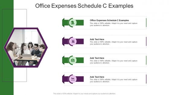 Office Expenses Schedule C Examples In Powerpoint And Google Slides Cpb