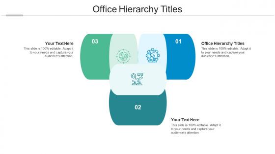 Office hierarchy titles ppt powerpoint presentation icon display cpb
