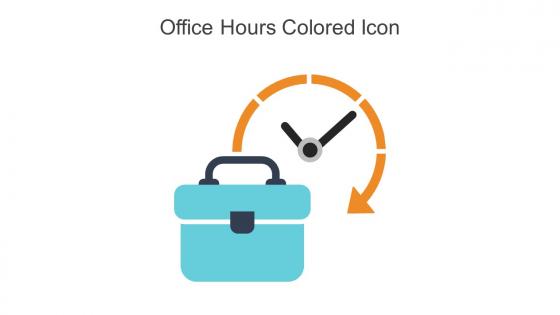 Office Hours Colored Icon In Powerpoint Pptx Png And Editable Eps Format