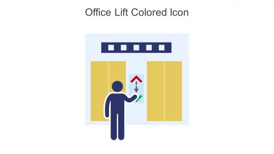 Office Lift Colored Icon In Powerpoint Pptx Png And Editable Eps Format