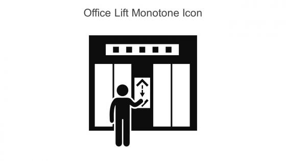Office Lift Monotone Icon In Powerpoint Pptx Png And Editable Eps Format