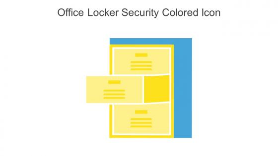 Office Locker Security Colored Icon In Powerpoint Pptx Png And Editable Eps Format