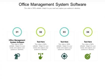 Office management system software ppt powerpoint presentation icon visuals cpb