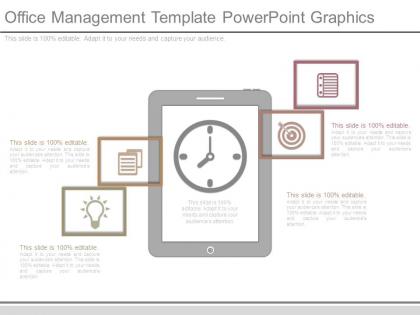 Office management template powerpoint graphics