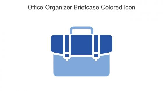 Office Organizer Briefcase Colored Icon In Powerpoint Pptx Png And Editable Eps Format