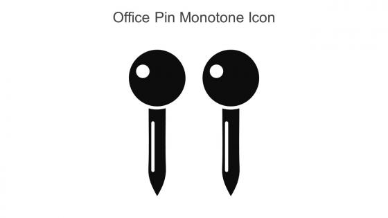Office Pin Monotone Icon In Powerpoint Pptx Png And Editable Eps Format