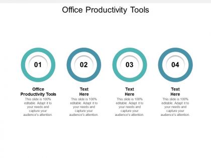 Office productivity tools ppt powerpoint presentation ideas design ideas cpb