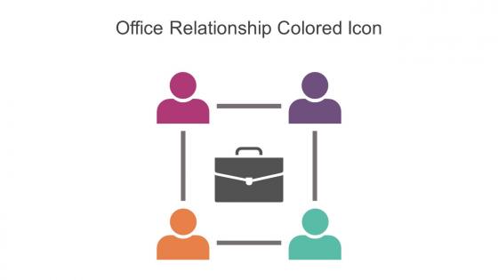Office Relationship Colored Icon In Powerpoint Pptx Png And Editable Eps Format