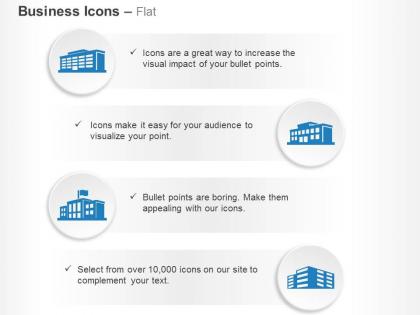 State Building Icon PowerPoint Presentation and Slides | SlideTeam