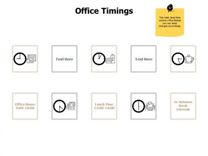 Office timings measure j214 ppt powerpoint presentation file layout