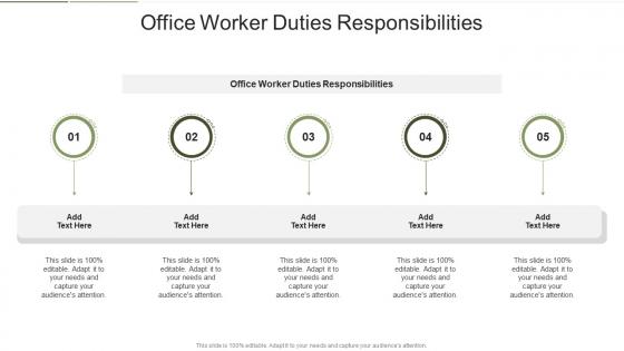 Office Worker Duties Responsibilities In Powerpoint And Google Slides Cpb