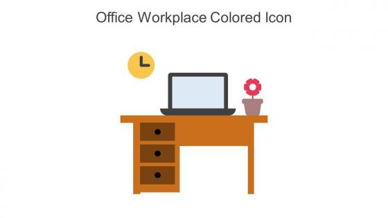 Office Workplace Colored Icon In Powerpoint Pptx Png And Editable Eps Format