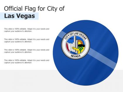 Official flag for city of las vegas