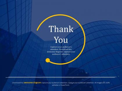 Official thank you card for business powerpoint slides