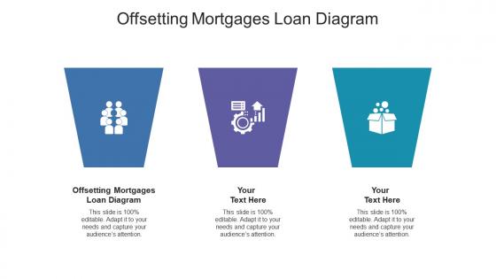 Offsetting mortgages loan diagram ppt powerpoint presentation icon template cpb
