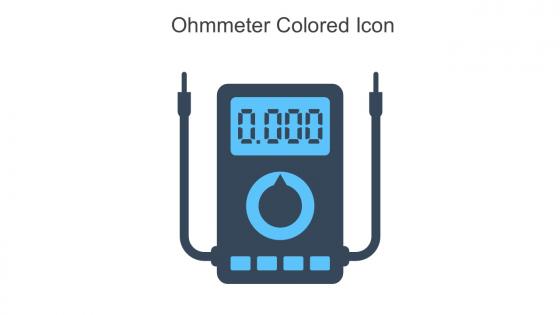 Ohmmeter Colored Icon In Powerpoint Pptx Png And Editable Eps Format