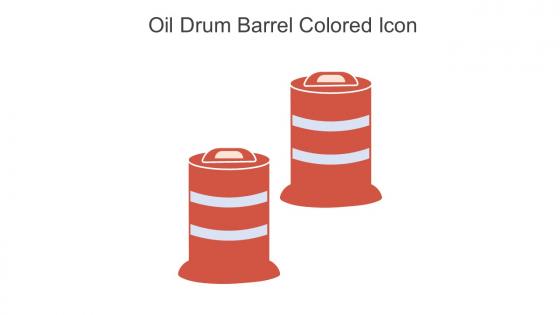 Oil Drum Barrel Colored Icon In Powerpoint Pptx Png And Editable Eps Format