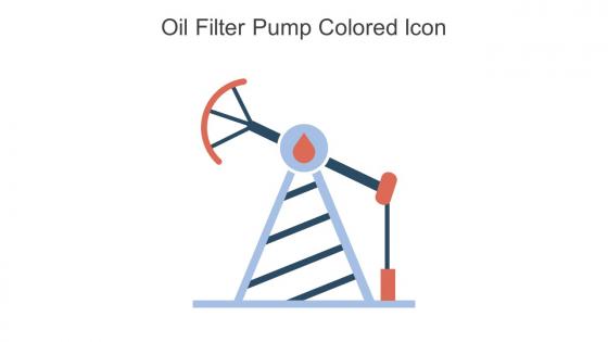 Oil Filter Pump Colored Icon In Powerpoint Pptx Png And Editable Eps Format