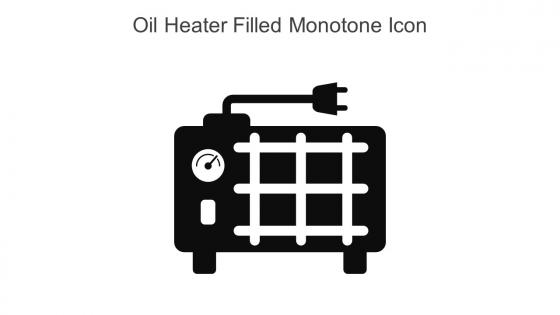 Oil Heater Filled Monotone Icon In Powerpoint Pptx Png And Editable Eps Format
