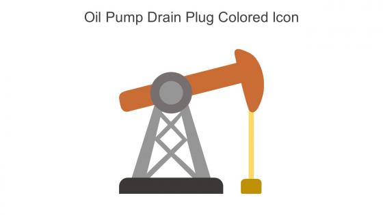 Oil Pump Drain Plug Colored Icon In Powerpoint Pptx Png And Editable Eps Format
