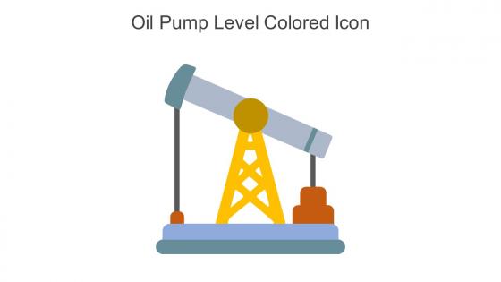 Oil Pump Level Colored Icon In Powerpoint Pptx Png And Editable Eps Format