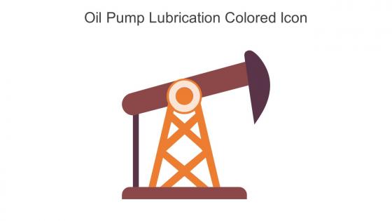 Oil Pump Lubrication Colored Icon In Powerpoint Pptx Png And Editable Eps Format