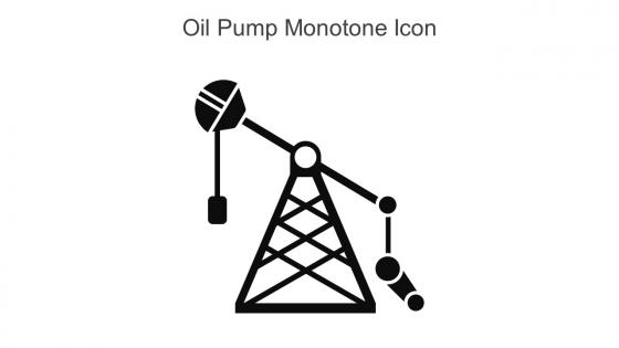 Oil Pump Monotone Icon In Powerpoint Pptx Png And Editable Eps Format