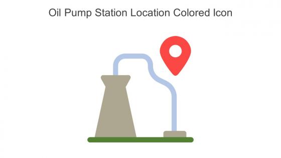 Oil Pump Station Location Colored Icon In Powerpoint Pptx Png And Editable Eps Format