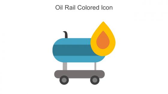 Oil Rail Colored Icon In Powerpoint Pptx Png And Editable Eps Format