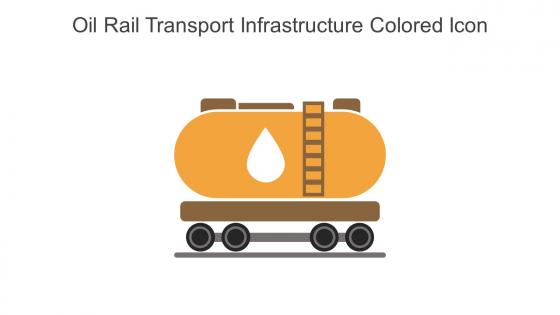 Oil Rail Transport Infrastructure Colored Icon In Powerpoint Pptx Png And Editable Eps Format