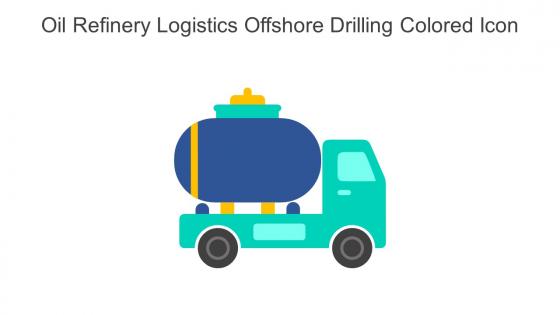 Oil Refinery Logistics Offshore Drilling Colored Icon In Powerpoint Pptx Png And Editable Eps Format