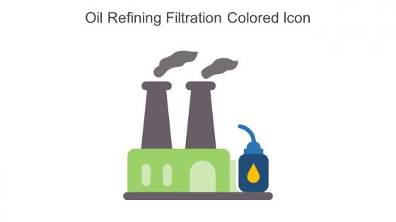 Oil Refining Filtration Colored Icon In Powerpoint Pptx Png And Editable Eps Format
