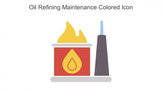 Oil Refining Maintenance Colored Icon In Powerpoint Pptx Png And Editable Eps Format