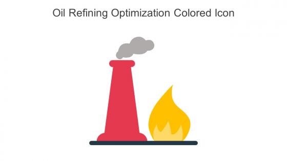 Oil Refining Optimization Colored Icon In Powerpoint Pptx Png And Editable Eps Format