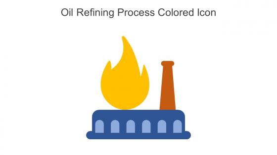 Oil Refining Process Colored Icon In Powerpoint Pptx Png And Editable Eps Format