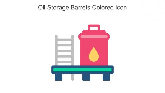 Oil Storage Barrels Colored Icon In Powerpoint Pptx Png And Editable Eps Format